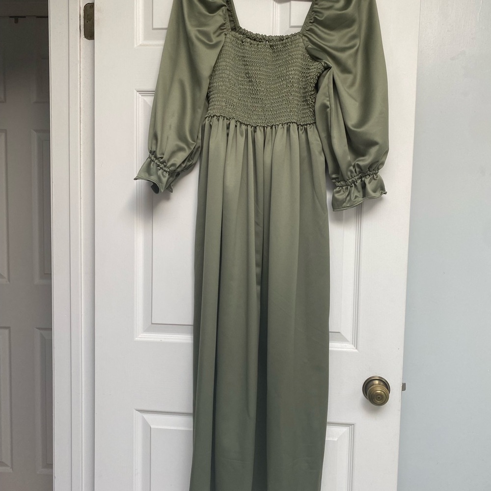 ASOS Olive Green Maxi Dress